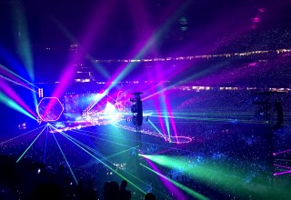 Violet Lasers Create Unique Displays at Coldplay's A Head Full of Dreams Tour