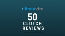 Brainvire's Achievement of 50 Clutch Reviews 