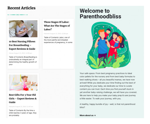 REIN Digital Launches Parenthoodbliss: A New & Honest Website With Hundreds of Educational Parenting Blogs to Learn From