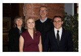 Kjell Mitchell, President & CEO, with recent scholarship recipients