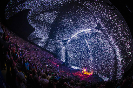 Phish Live at Sphere : Moment Factory magnifie les technologies de pointe de la Sphere et transforme l’expérience concert.