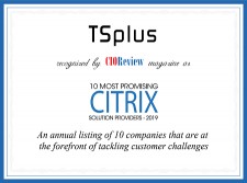 TSplus recognized as Citrix Most Promising Solution 2019