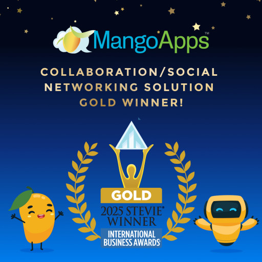 MangoApps Wins Gold Stevie(R) Award in 2025 International Business Awards(R) for Collaboration/Social Networking Solution