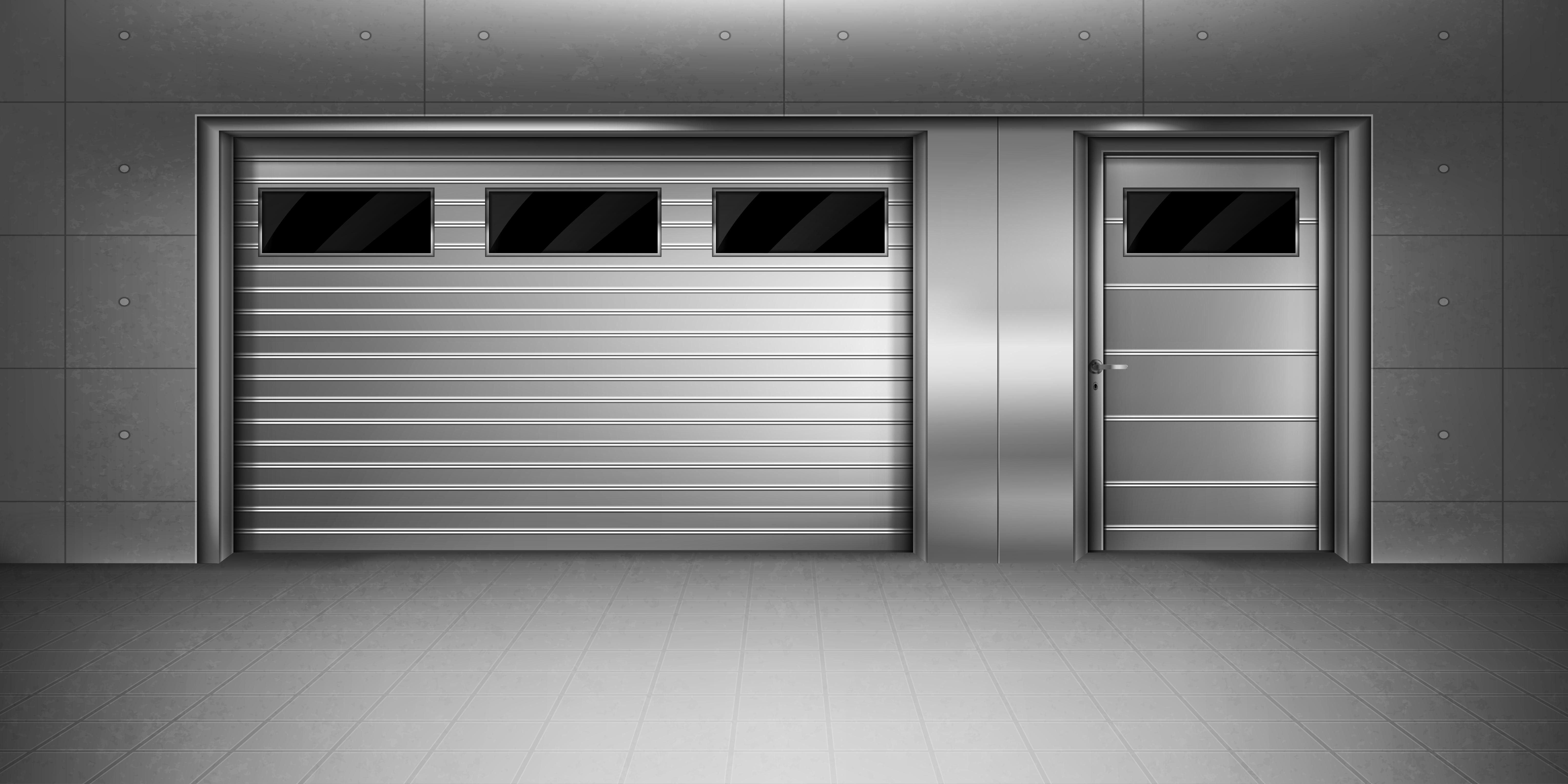 AI Garage Door Overhead Security