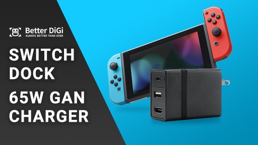 Dongii - the Ultimate Nintendo Switch Dock and 65W GaN Charger Announces Launch