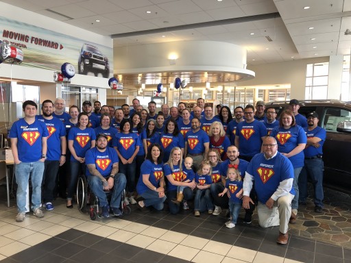 Street Toyota and Staff Host Super Reeve Day in Honor of Two-Year-Old Boy Battling Leukemia