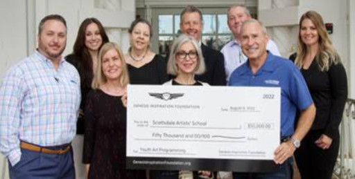 Genesis Stores Proud to Present Foundation Grant to Scottsdale Artists' School