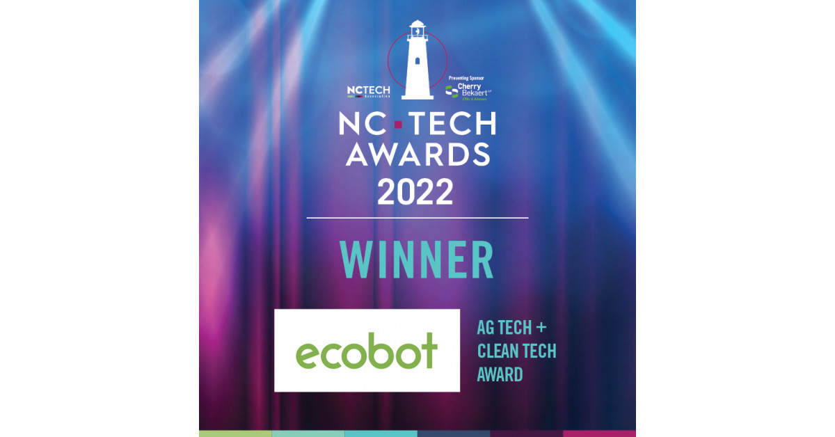 Ecobot Wins 2022 NC TECH AgTech/CleanTech Award | Newswire