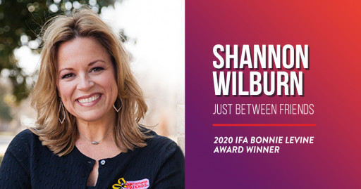 Just Between Friends CEO, Shannon Wilburn, Wins Bonnie LeVine Award at the 2021 International Franchise Association Convention