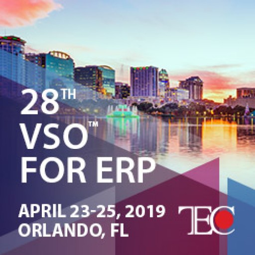 Technology Evaluation Centers (TEC) Moderates the 28th VSO™ for ERP, the Nation's Leading ERP Event