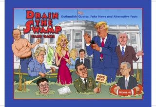 DRAIN THE SWAMP Card Game Cover Art
