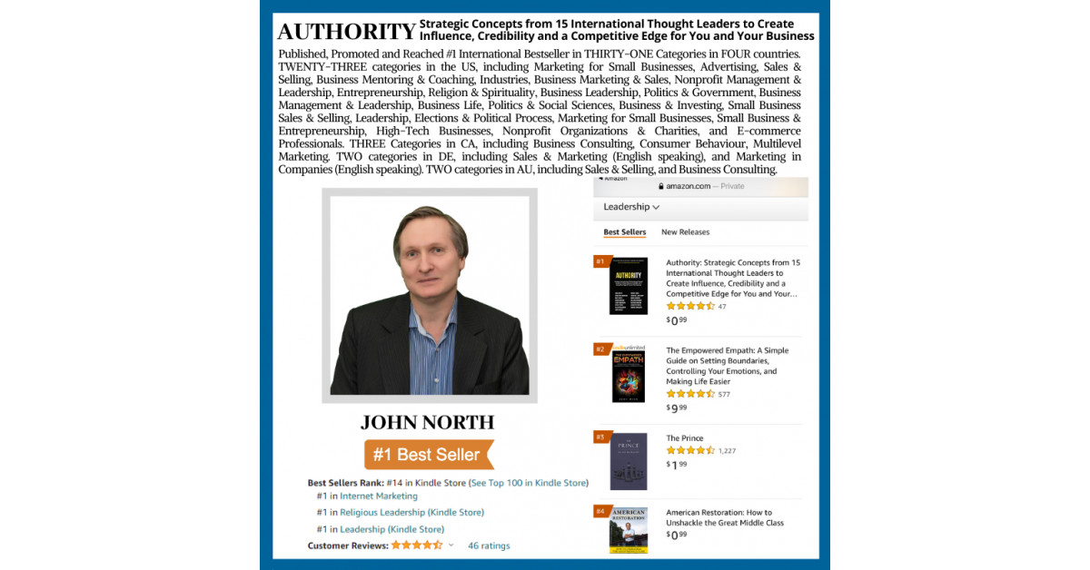 John North Achieves Wall Street Journal Bestselling Author Newswire