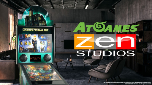 AtGames® Partners with Zen Studios, Announce New AtGames Legends 4K Pinball Machines, Including The Addams Family™ Standard Edition
