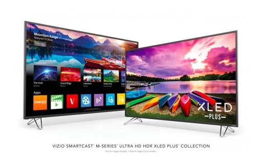 All-New VIZIO SmartCast™ M-Series™ Ultra HD HDR XLED Plus™ Display Collection Debuts in Canada, Pushing the Boundaries of Picture Quality With Ultra Color Spectrum™ Performance