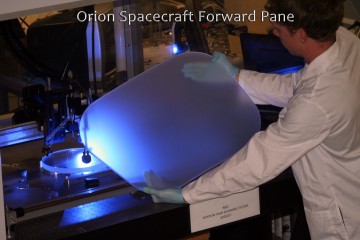 Orion Spacecraft Forward Pane by Rayotek