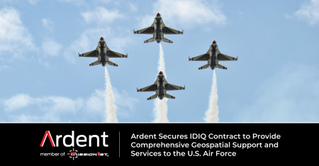 Ardent Secures IDIQ Contract to Provide Comprehensive Geospatial Support and Services to the U.S.