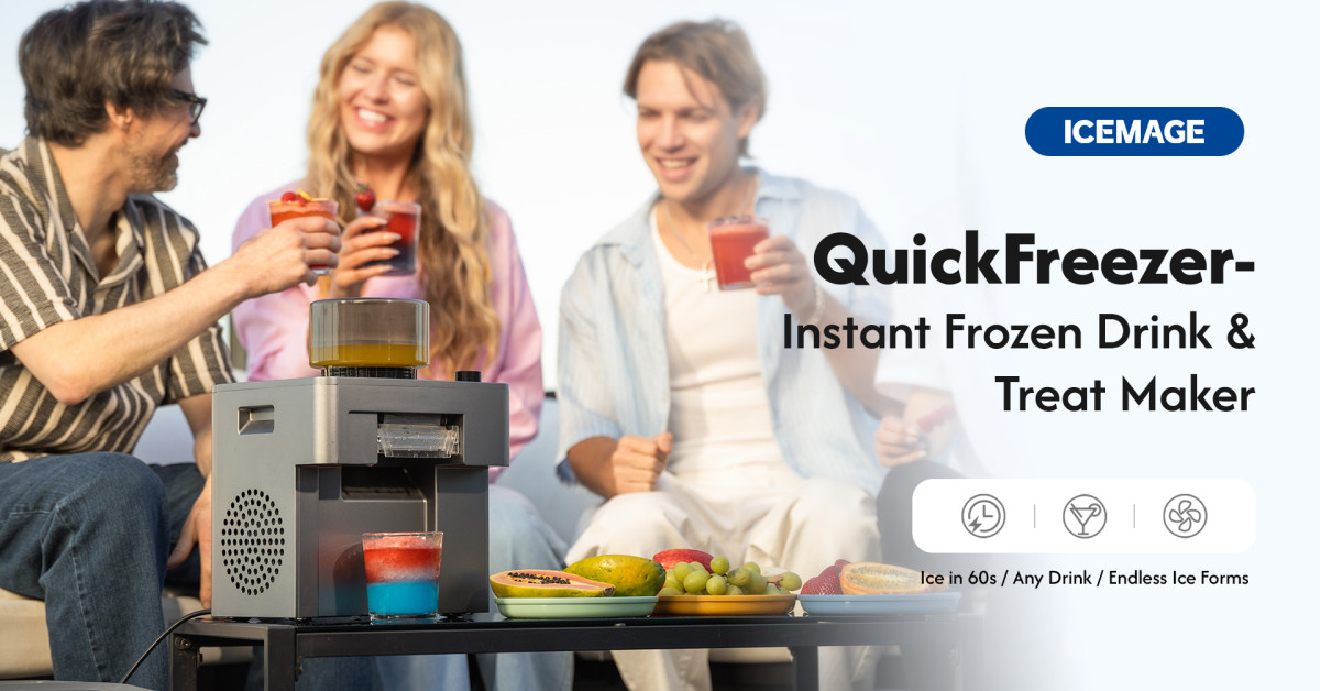 ICEMAGE Unveils QuickFreezer: The Portable 60-Second Frozen Treat