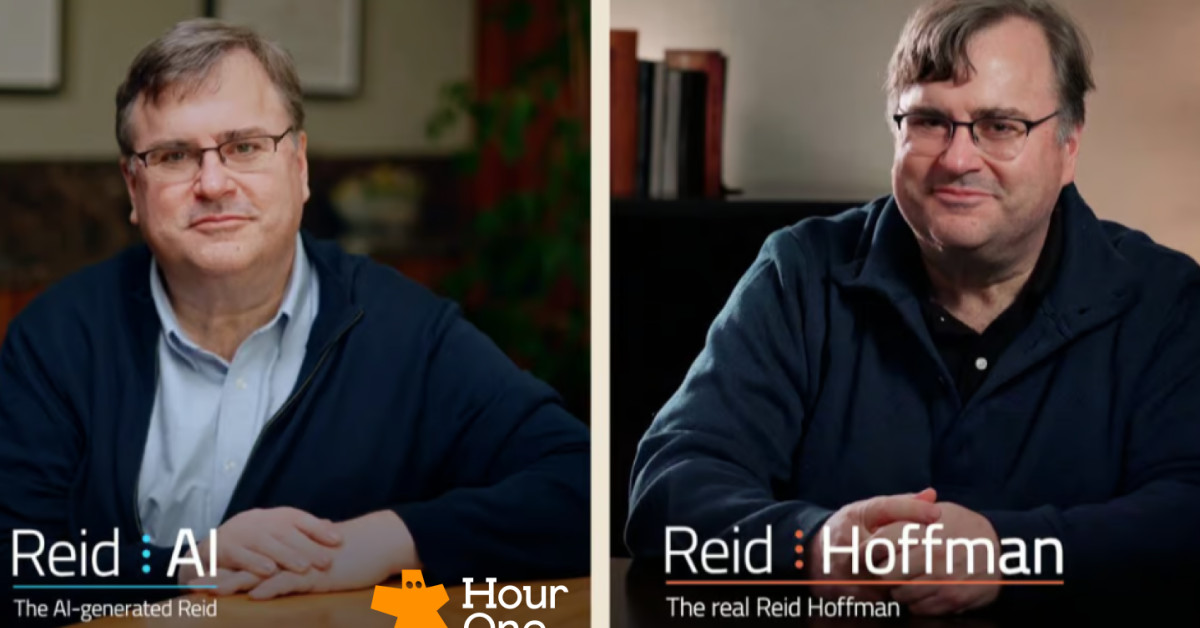Hour One’s Gen-AI Video Platform Pioneers Cinematic Avatars With Latest Release: LinkedIn’s Co-Founder Reid Hoffman Interviews His Digital Twin