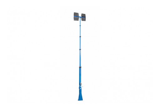 Larson Electronics LLC Releases 2000W Fold Over LED Light Mast With Electric Winch