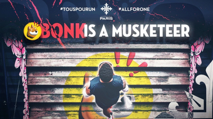 BONK Teams Up with Paris Musketeers