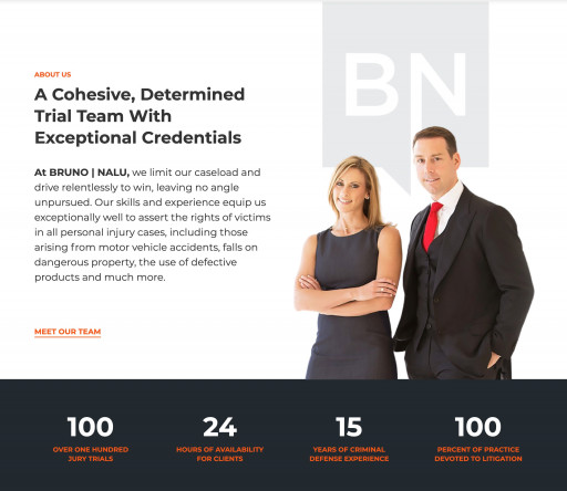 Bruno Nalu, a Leading Team of Trial Lawyers, Announces New Branding and Website Launch