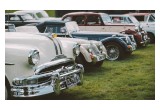 One of the most popular features of Summertime Swing—the vintage car display.