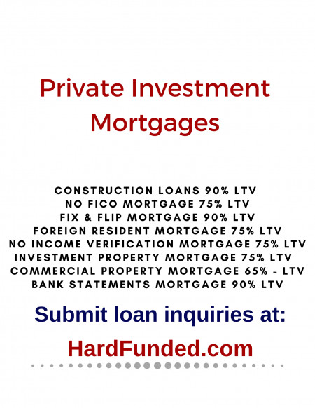 Hard Money & Private Investment Loans