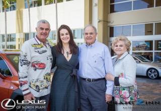 The Zinn Family at the Lexus of North Miami Mother's Day Brunch & Shop