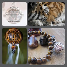 Honor the masculine tiger eye aroma chamber