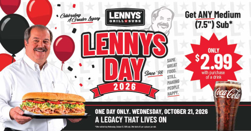 Lenny's Day Returns Wednesday, October 21