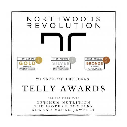 Northwoods Revolution Awarded 13 Different Telly Awards Including 1 for Production Company/Ad Agency Demo Reel in Branded Content in the 41st Annual Telly Awards