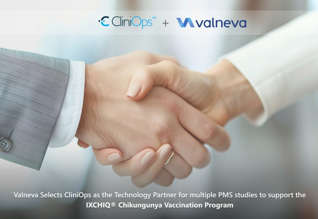 Valneva Selects CliniOps as the Technology Partner 