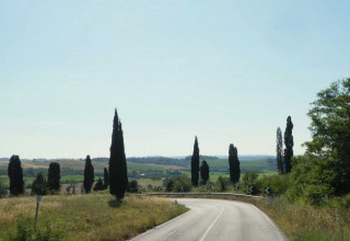 Ride through a Tuscan postcard on a July afternoon.