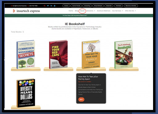 Announcing the Launch of IE Bookshelf by InsurTech Express