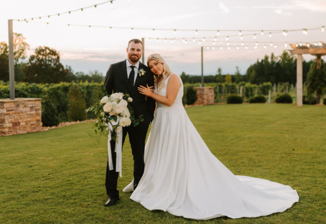 Bride and Groom at Spinning Leaf by Wedgewood Weddings