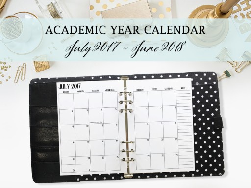 CityGirl Planners Releases Their '17-'18 Academic Calendars