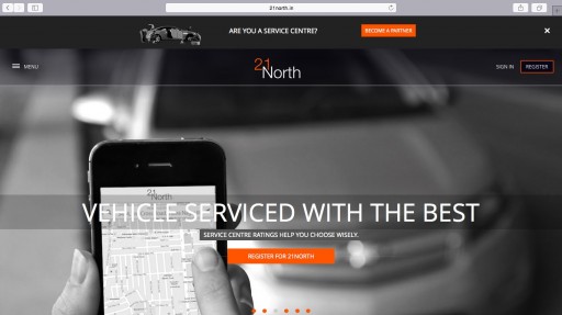 21North Launch Mobile App for 'Vehicle Servicing'