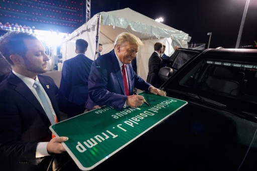 Lauderdale-by-the-Sea Honors President Donald J. Trump With Street Co-Designation, President Donald J. Trump Drive