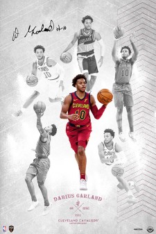 Darius Garland Autographed "On the Rise" exclusively from Upper Deck