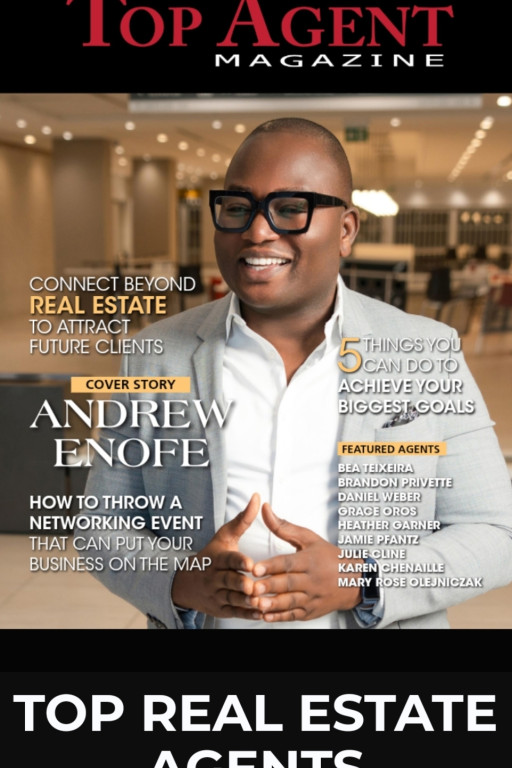 Andrew Enofe Was Featured in the Nationwide & International Edition of Top Agent Magazine