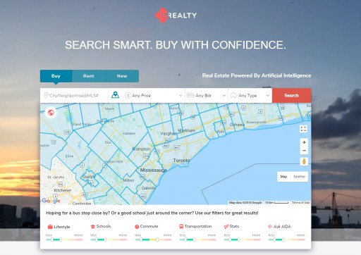 Real Estate Search Engine Powered by Artificial Intelligence