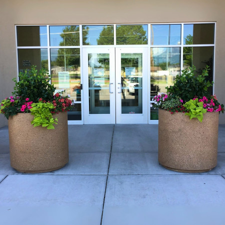Commercial Concrete Planters