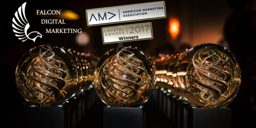 Falcon Digital Marketing Wins AMA 2017 Crystal Award for Online Marketing