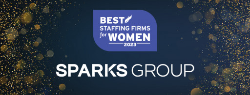 Sparks Group Named to ClearlyRated's Inaugural Best Staffing Firms for Women List