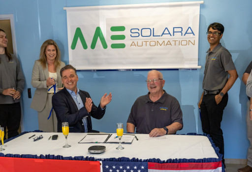 Solara Automation Has Been Acquired by AAE to Expand Factory Automation Solutions and Manufacturing in the U.S.