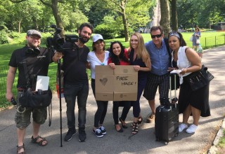 The Love Destination Spreads Random Acts of Kindness in New York