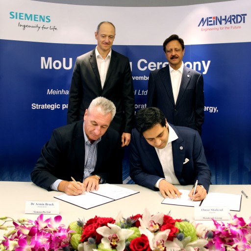 Meinhardt Group International Limited and Siemens Pte Ltd Sign MOU for Technology Collaboration