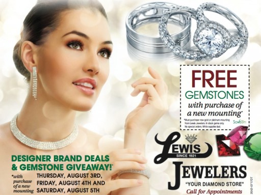 Lewis Jewelers - Located in Ann Arbor - Announces "Get It or Regret It" Sales Event
