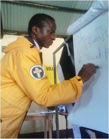 Scientology Volunteer Minister providing training to Christian pastors in Kenya