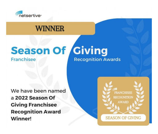 Kristin Humphrey Named a Netsertive Season of Giving: Franchisee Recognition Award Winner
